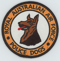 FOREIGN,AUSTRALIA,ROYAL AUSTRALIAN AIR FORCE POLICE K-9 1